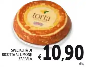 Spazio Conad Specialità Di Ricotta Al Limone Zappalà offerta