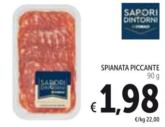 Spazio Conad Spianata Piccante 90 g offerta