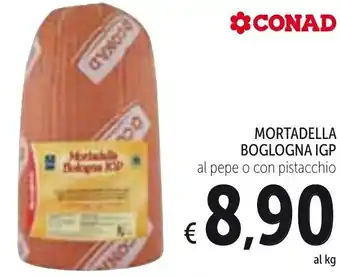 Spazio Conad Mortadella Boglogna IGP Al Pepe o con pistacchio offerta