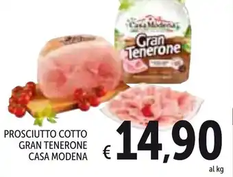 Spazio Conad Casa Modena Prosciutto Cotto Gran Tenerone offerta