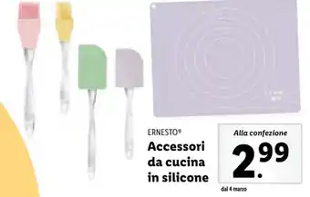Lidl ERNESTO Accessori da cucina in silicone offerta