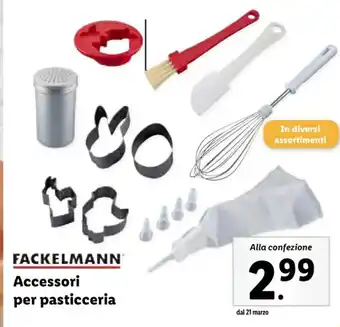 Lidl FACKELMANN Accessori per pasticceria offerta