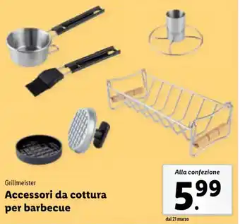 Lidl Grillmeister Accessori da cottura per barbecue offerta