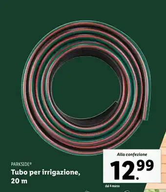 Lidl PARKSIDE Tubo per irrigazione, 20 m offerta