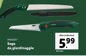 Lidl PARKSIDE Sega da giardinaggio offerta