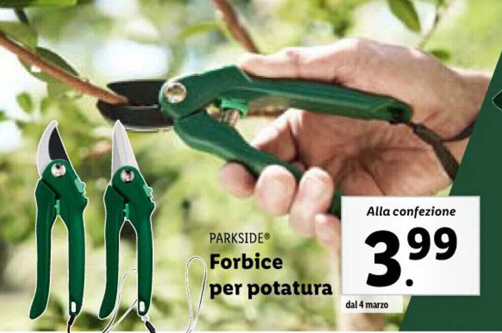PARKSIDE Forbice per potatura offerta di Lidl