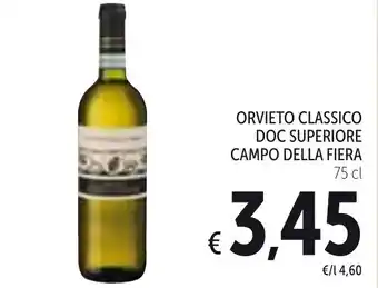 Spazio Conad Orvieto Classico DOC Superiore Campo Della Fiera 75 cl offerta