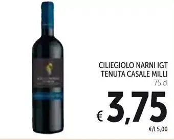 Ciliegiolo Narni IGT Tenuta Casale Milli 75 cl