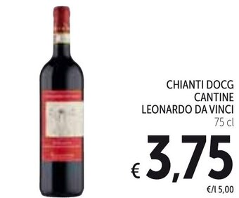 Spazio Conad Chianti DOCG Cantine Leonardo Da Vinci 75 cl offerta