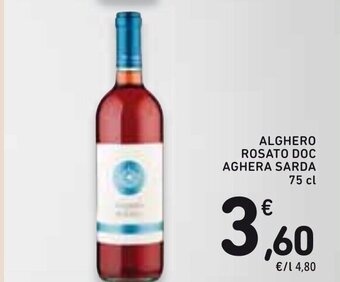 Spazio Conad Alghero Rosato DOC Aghera Sarda 75 cl offerta