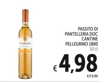 Spazio Conad Passito Di Pantelleria DOC Cantine Pellegrino 1880 50 cl offerta
