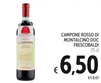 Spazio Conad Campone Rosso Di Montalcino DOC Frescobaldi 75 cl offerta