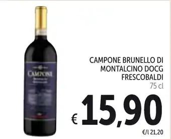 Spazio Conad Campone Brunello Di Montalcino DOCG Frescobaldi 75 cl offerta