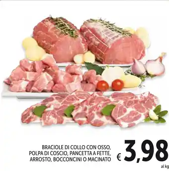 Spazio Conad Braciole Di Collo Con Osso, Polpa Di Coscio, Pancetta A Fette, Arrosto, Bocconcini O Macinato offerta