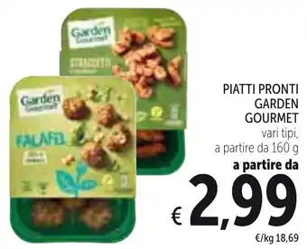 Spazio Conad Garden Gourmet Piatti Pronti 160 g offerta