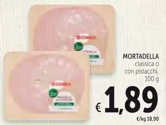 Spazio Conad Mortadella 100g offerta