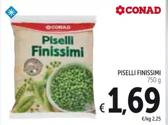 Spazio Conad Piselli Finissimi 750g offerta