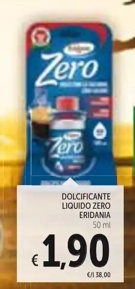 Spazio Conad Eridania Dolcificante Liquido Zero 50ml offerta