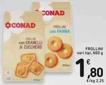 Spazio Conad Frollini 800g offerta