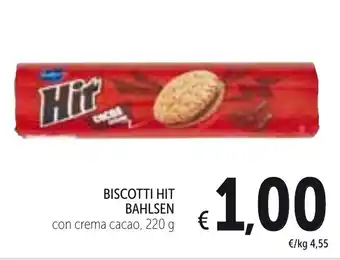Spazio Conad Bahlsen Biscotti Hit 220g offerta