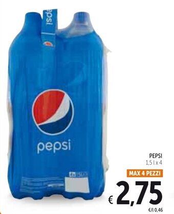 Spazio Conad Pepsi 1,5l x 4 offerta