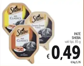 Spazio Conad Sheba Paté 85g offerta
