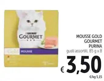 Spazio Conad Purina Gourmet Mousse Gold 85g x 8 offerta