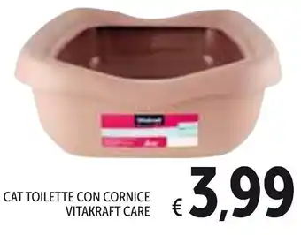 Spazio Conad Vitakraft Care Cat Toilette con Cornice offerta