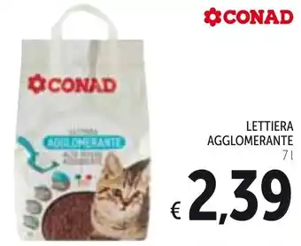 Spazio Conad Lettiera Agglomerante 7l offerta