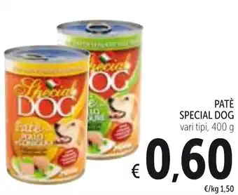 Spazio Conad Spacial Dog Paté 400g offerta