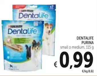 Spazio Conad Purina Dentalife 115g offerta