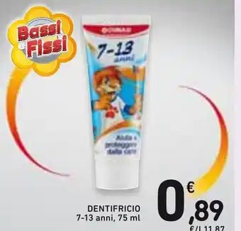 Spazio Conad Dentifricio 75ml offerta
