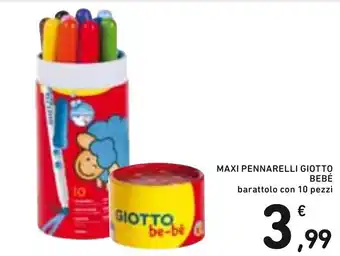 Spazio Conad Bebé Maxi Penneralie Giotto 10 pezzi offerta
