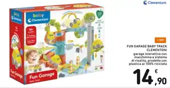 Spazio Conad Clementoni Fun Garage Baby Track offerta