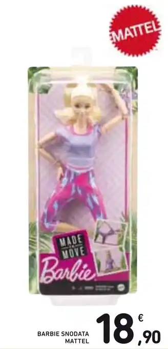 Spazio Conad Mattel Barbie Snodata offerta