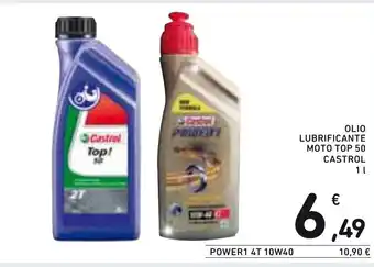 Spazio Conad Castrol Olio Lubricante Moto Top 50 1l offerta