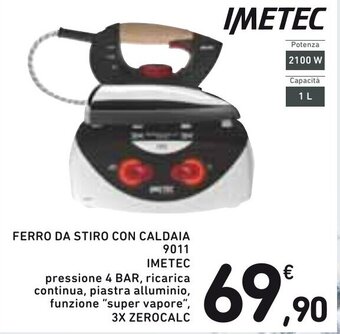 Spazio Conad Imetec Ferro da Stiro con Caldaia 9011 offerta