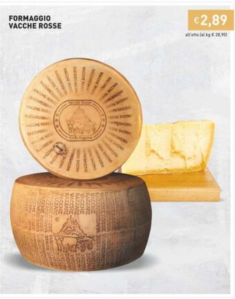 Prezzemolo e Vitale Formaggio Vacche Rosse offerta