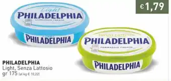 Philadelphia Light, Senza Lattosio gr 175