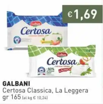Prezzemolo e Vitale Galbani Certosa Classica, La Leggera gr 165 offerta