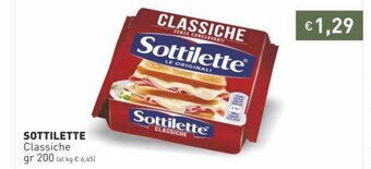 Prezzemolo e Vitale Sottilette Classiche gr 200 offerta