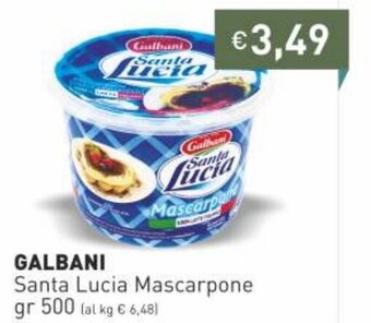 Prezzemolo e Vitale Galbani Santa Lucia Mascarpone gr 500 offerta