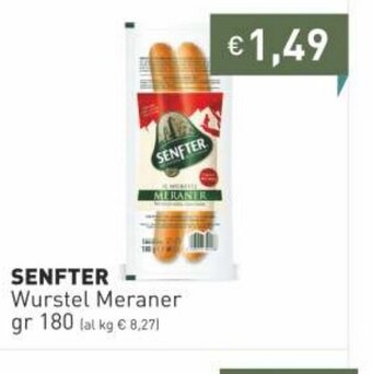 Prezzemolo e Vitale Senfter Wurstel Meraner gr 180 offerta