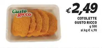 Coal COTOLETTE GUSTO RICCO g 500 offerta