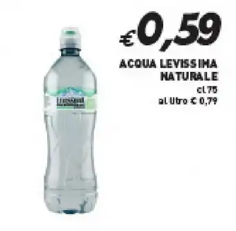 Coal ACQUA LEVISSIMA NATURALE cl 75 offerta