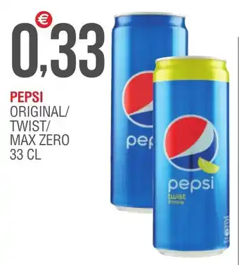 Caramico PEPSI ORIGINAL/ TWIST/ MAX ZERO 33 CL offerta