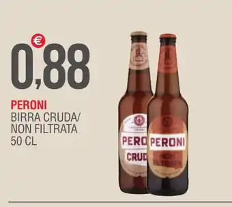 Caramico PERONI BIRRA CRUDA/ NON FILTRATA 50 CL offerta