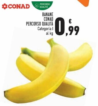 Conad Banane Conad Percorso Qualità offerta
