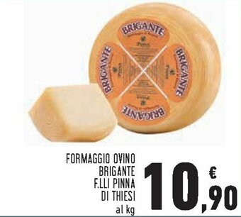 Conad Formaggio Ovino Brigante F.lli Pinna Di Thiesi offerta