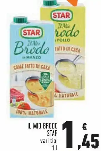 Conad Star IL Mio Brodo vari tipi 1 l offerta